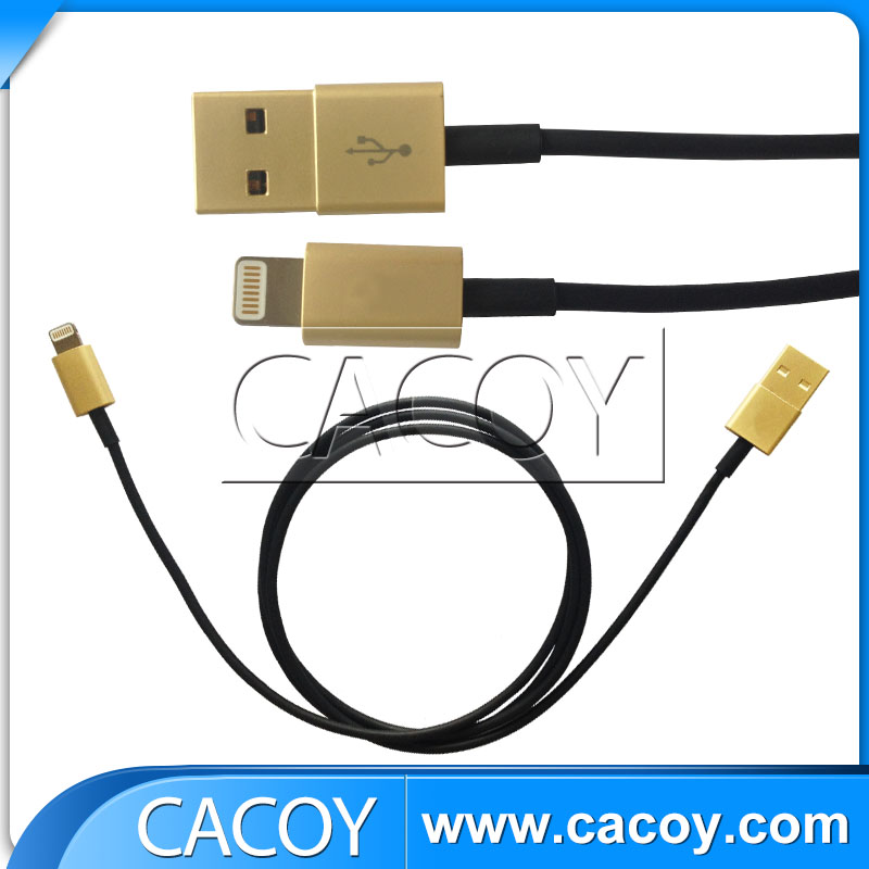 Integrated alloy shell mfi cable
